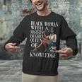 Queen Masters Degree Graduation Educated Melanin Grad Unisex Sweatshirt