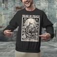 Read In Peace Skeleton Book Lover Bookworm Book Unisex Sweatshirt Read In Peace Skeleton Book Lover Bookworm Book Unisex Sweatshirt