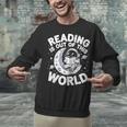 Reading Is Out Of This World Space Books Lover Unisex Sweatshirt
