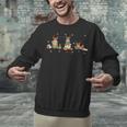 Reindeer Reading Books Christmas Library Classroom Unisex Sweatshirt