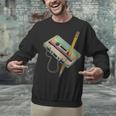 Retro Cassette And Pencil 80s 90s Nostalgia Music Lover Unisex Sweatshirt
