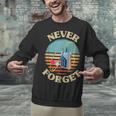Retro Cassette Player Never Forget Nostalgia Vintage Unisex Sweatshirt