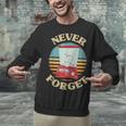 Retro Gaming Never Forget Nostalgia Vintage Unisex Sweatshirt
