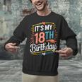 Retro It's My 18th Birthday Boho Nostalgia Women Kids Unisex Sweatshirt Retro It's My 18th Birthday Boho Nostalgia Women Kids Unisex Sweatshirt