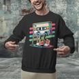 Retro Old Cassette Tape Cartoon With Walker Nostalgia Unisex Sweatshirt Retro Old Cassette Tape Cartoon With Walker Nostalgia Unisex Sweatshirt