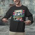 Retro Old Cassette Tape Cartoon With Walker Nostalgia Unisex Sweatshirt Retro Old Cassette Tape Cartoon With Walker Nostalgia Unisex Sweatshirt