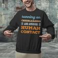 Running On Cheerleading Social Introvert Humor Vintage Unisex Sweatshirt Running On Cheerleading Social Introvert Humor Vintage Unisex Sweatshirt