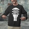 Sarcastic Jokes Genius Songwriters Are Introvert Guitarist Unisex Sweatshirt