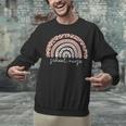 School Nurse Appreciation Rainbow Graduation Medical Nursing Unisex Sweatshirt