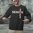 Senior 2023 Basketball Graduation Party Unisex Sweatshirt