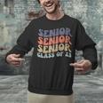 SENIOR 2023 Retro Class Of 2023 Seniors Graduation 23 Hippie Unisex Sweatshirt