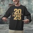 Senior 2025 Class Of 2025 Gold Senior Graduation Unisex Sweatshirt
