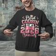 Senior 2026 Class Of 26 Coquette Pink Bow Graduation Cousin Unisex Sweatshirt