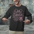 Senior 2026 Class Of 2026 Coquette Pink Bow Graduation Unisex Sweatshirt