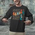 Senior 2026 Class Of 2026 Retro Groovy Graduation Grad Women Unisex Sweatshirt