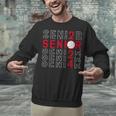 Senior Class Of 2024 Graduation 2024 Maroon Basketball Unisex Sweatshirt