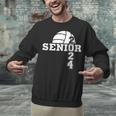 Senior Class Of 2024 Volleyball Seniors School Graduation Unisex Sweatshirt
