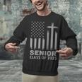 Senior Class Of 2025 USA Flag Cross Christian Graduation Unisex Sweatshirt
