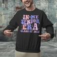 In My Senior Era Class Of 2025 Groovy Senior 2025 Graduation Unisex Sweatshirt