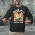 Senior Mom Class Of 2026 Daisy Flower Retro Graduation Unisex Sweatshirt