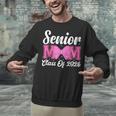 Senior Mom Class Of 2026 Pink Coquette Bow Graduation Unisex Sweatshirt