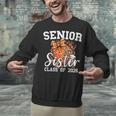 Senior Sister Class Of 2026 Coquette Basketball Graduation Unisex Sweatshirt
