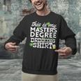 St Patricks Day Masters Degree MSW Graduation Social Work Unisex Sweatshirt