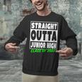 Straight Outta Junior High School Class Of 2022 Graduation Unisex Sweatshirt