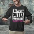 Straight Outta Junior High School Graduation Unisex Sweatshirt