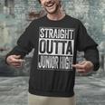 Straight Outta Junior High Shirt Graduation Unisex Sweatshirt