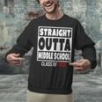 Straight Outta Middle School Class Of 2022 Shirt Graduation Unisex Sweatshirt
