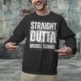 Straight Outta Middle School Class Of 2024 Graduation Unisex Sweatshirt