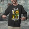 Sunflower Teach Love Inspire Cool Graduation Teacher School Unisex Sweatshirt