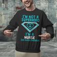 Superhero RN Nurse Shirt Graduation Unisex Sweatshirt