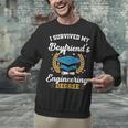 I Survived My Boyfriend's Engineering Degree Graduation Unisex Sweatshirt