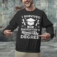 I Survived My Daughter's Master's Degree Graduation Unisex Sweatshirt