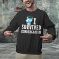 I Survived Kindergarten Graduation Kids Owl Grad Unisex Sweatshirt