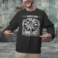 I Survived Lawn Darts Classic Yard Nostalgia Game Fun Unisex Sweatshirt