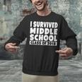 I Survived Middle School Class Of 2018 Graduation Unisex Sweatshirt