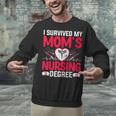I Survived My Mom’s Nursing Degree Nurse Nursing Graduation Unisex Sweatshirt