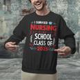 I Survived Nursing School Class Of 2025 Nurse Graduation Unisex Sweatshirt