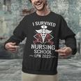I Survived Nursing School LPN Class Of 2023 Nurse Graduation Unisex Sweatshirt