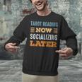 Tarot Reading Now Minimal Socializing Introvert Vintage Unisex Sweatshirt Tarot Reading Now Minimal Socializing Introvert Vintage Unisex Sweatshirt