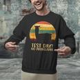 Test Day No Probllama Silhouette Teacher Student Graduation Unisex Sweatshirt