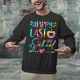 Tie Dye Happy Last Day Of School Graduation Teacher Student Unisex Sweatshirt