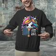 Unicorn Reading Book Reader Introvert Book Lover Humor Unisex Sweatshirt Unicorn Reading Book Reader Introvert Book Lover Humor Unisex Sweatshirt