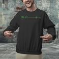 USB Stick Heartbeat Line Memory Module Unisex Sweatshirt