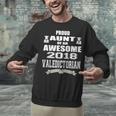 Valedictorian Scholar AuntShirt Graduation Speech Unisex Sweatshirt