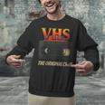 VHS Tape Nostalgia Old School Technology Humor Unisex Sweatshirt