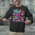 Vintage 80s Costume Nostalgia 1980s Fashion Cute Girls Women Unisex Sweatshirt